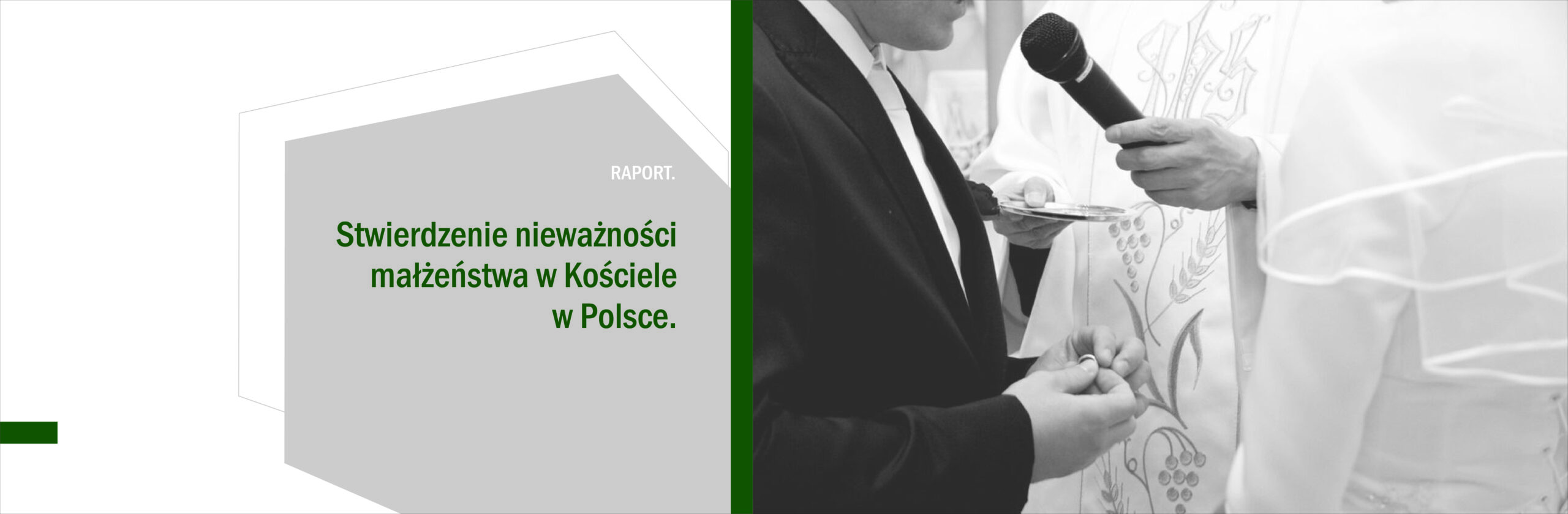 Grafika "Raport. Stwierdzenie nieważności małżeństwa w Kościele w Polsce"